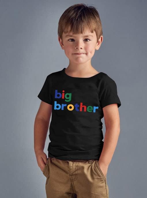 A nagy Testvér Póló Baba Kisgyermek Fiúk Elő, hogy a Nagy Testvér Bejelentés T-Shirt Nagy Tesó, Rövid Ujjú Pamut Póló