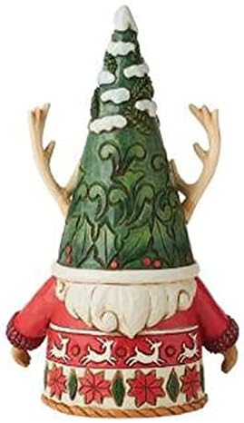 Enesco Jim Shore Rénszarvas Gnome Karácsonyi Figura 6.5 Inch 6010843 Multicolor
