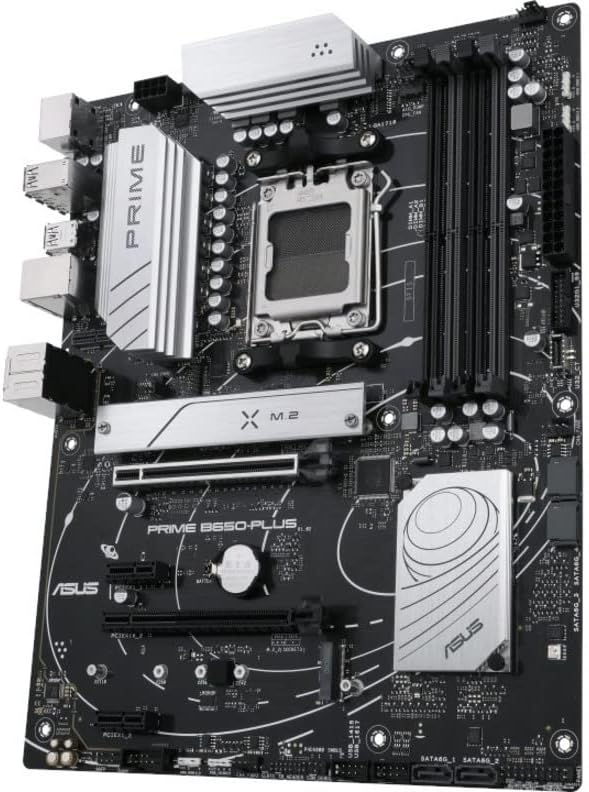 ASUS Prime B650-PLUSZ AMD B650(Ryzen 7000) ATX Alaplap(DDR5,PCIe 5.0 M. 2,2.5 Gb Ethernet,DisplayPort,HDMI®, USB 3.2 Gen 2 C-Típusú®, USB-3.2