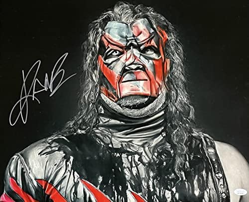 Kane Aláírt 16x20 WWE Pankráció Fotó SZÖVETSÉG ITP - Dedikált Birkózás Fotók