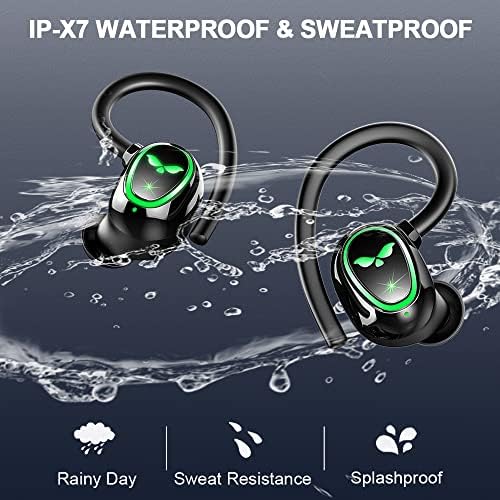 A vezeték nélküli Fülhallgatót Bluetooth 5.3 Fejhallgató Sport Fülhallgató a Fülében 48H Lejátszás Sztereó zajszűrős Fülhallgatót