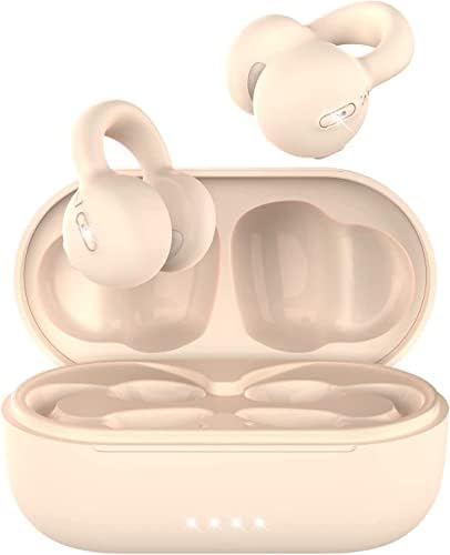 Vezeték Nélküli Fül Klip Csontvezetéses Fejhallgató, Nyitott Sport Csontvezetéses Fülhallgatók Bluetooth 5.3 Csontvezetéses