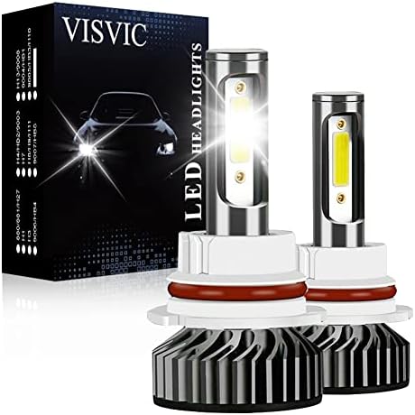 VISVIC Alkalmas Nissan Murano (2003-2007) 9007 Magas/Alacsony Gerenda LED Fényszóró Izzók Combo, 400% - Os Fényerő, 6500K hideg Fehér, Plug-n-Play,