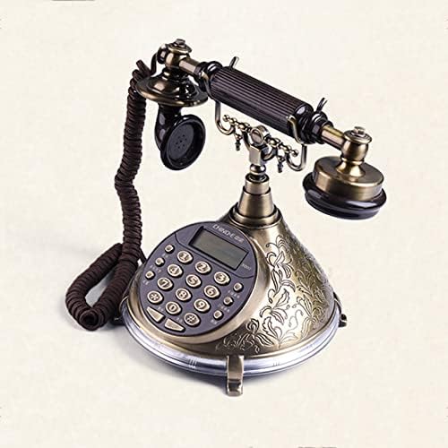 MYAOU Retro Rotary Telefon DTMF/FSK Kettős Rendszer Vezetékes Vintage Vezetékes Telefon,Régimódi Forgó Tárcsa Vezetékes Vezetékes