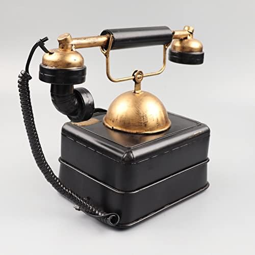 MYAOU Klasszikus Retro Telefon Vintage Stílusú Kábel Telefon Nyomógombot a Régi Vágású Vezetékes Asztal Telefon Home Office