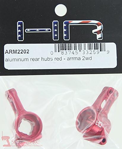 Forró Racing ARM2202 Alumínium Hátsó Kerékagy (Piros) - Arrma 2WD