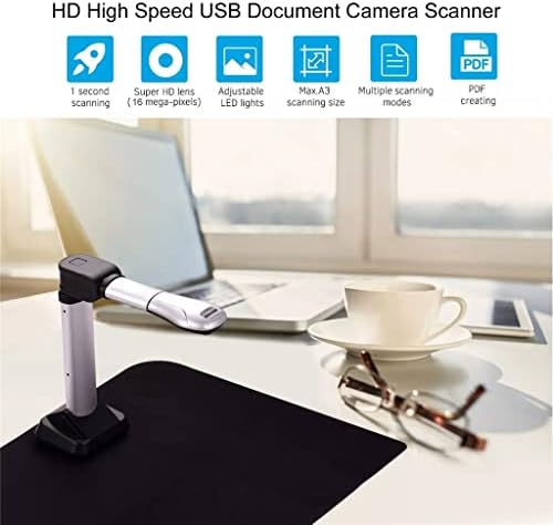 YFQHDD USB Dokumentum Kamera, Szkenner Rögzítés Méret A3 16 Mega-Pixel nagysebességű Szkenner LED Fény AZONOSÍTÓ Kártyák