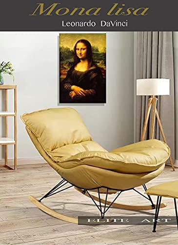 ELITEART-Mona Lisa, Leonardo da vinci Olaj Festmény Reprodukció Giclee Wall Art a Vásznon Nyomatok