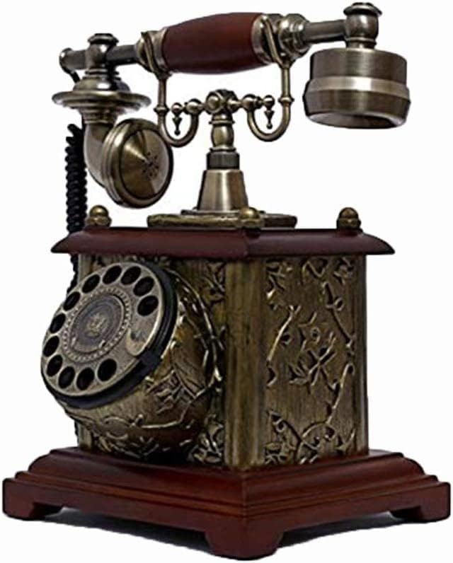 XIALIUXIA Vezetékes Telefon, Otthoni Európai Antik Telefon Forgó Tárcsa Telefonok Retro Vezetékes Asztal Telefon，, Vezetékes