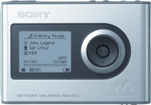 Sony NW-HD3 Network Walkman 20 GB Digitális Lejátszó (Fekete)