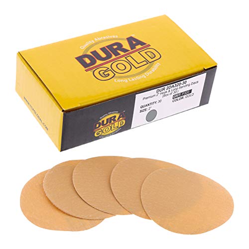 Dura-Arany 2 Fényező Korong - 320 Finomság, Hook & Hurok DA Hordozó Lemezek & Puha Sűrűség Felület Párna