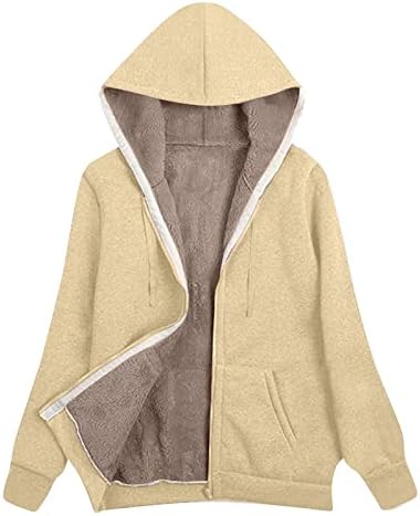 NOKMOPO Plus Size Kabátok Női Női Divat Plüss Cipzár Hosszú Ujjú Varrás Meleg Pulóver Maximum Téli Kabát