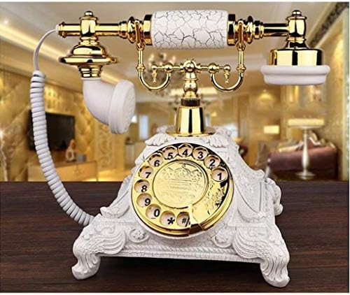 MYYINGBIN Gyanta Rotary Telefon Vezetékes Fém Tárcsa, s Csengő Műanyag Huzal Retro Dekoráció Kávézó, Hotel, Egy