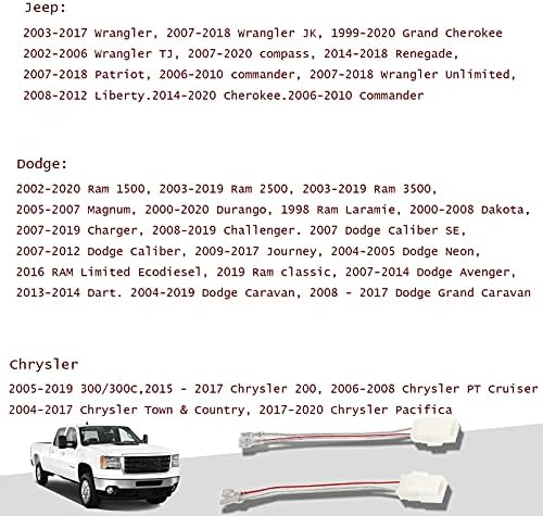 A VÖRÖS FARKAS Ajtó Hangszóró Vezeték Hám W/Autó ANC Modul Bypass Kábelköteg Csatlakozóját Illik Dodge Ram Jeep Chrysler 2007-2011 Utángyártott