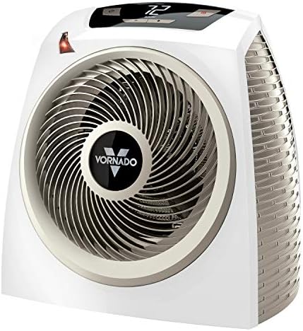 Vornado VMH500 Egész Szoba Fém Fűtés, Ice White & AVH10 Örvény Fűtés Automatikus hőmérséklet-szabályozás, 2 Hő-Beállítások, Ventilátor