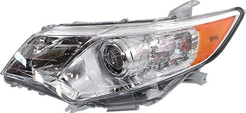 Evan Fischer Fényszóró Szerelvény Kompatibilis 2012-2014 Toyota Camry Halogén L/LE/XLE/Hibrid Modellek Vezető Oldalán