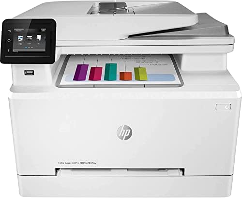 HP Laserjet Pro MFP M283fdw Vezeték nélküli Színes multifunkciós Lézer Nyomtató Nyomtatás&Másolás&Scan&Fax, akár 22 lap / perc, 600x600