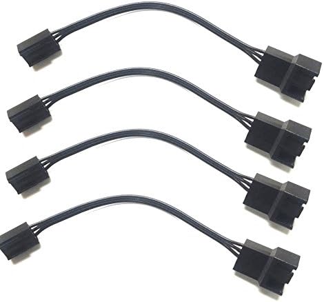 4 tűs PWM, hogy 3Pin Standard Rajongó Adapter Kábel (4 / Csomag)