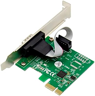 DriverGenius 1-Port PCI Express PCIe RS232 Soros Host Controller Adapter Kártya - PCIe, hogy DB9 Soros Compatiable a Windows & Linux