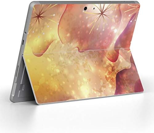 igsticker Matrica Takarja a Microsoft Surface Go/Go 2 Ultra Vékony Védő Szervezet Matrica Bőr 001928 Virág Liszt Rózsaszín