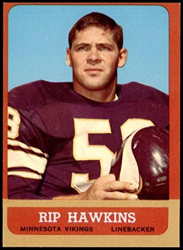 1963 Topps 106 Rip Hawkins Minnesota Vikings (Foci Kártya) VG/EX Vikingek Észak-Karolina