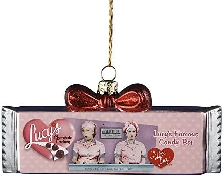 I Love Lucy Kurt Adler 5 Cm-Es Üveg Csokit Dísz