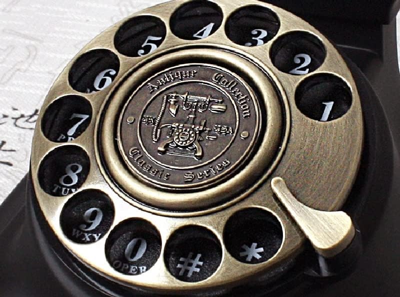 LEPSJGC Forgó Tárcsa/Mechanikus Csengőhangok/Európai Vintage Antik Fém Telefonok