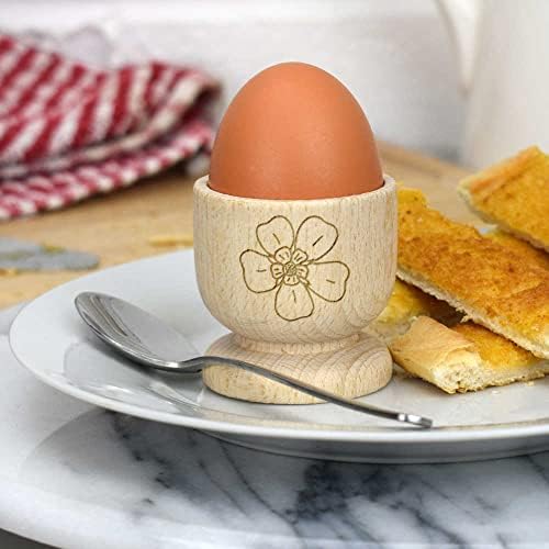 Azeeda 'nefelejcs' Fából készült tojástartó (EC00023451)