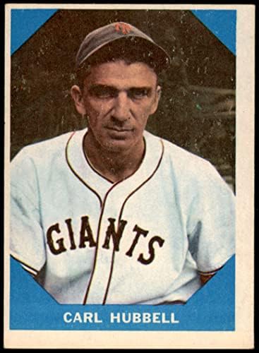 1960 Fleer 4 Carl Hubbell San Francisco Giants (Baseball Kártya) VG Óriások