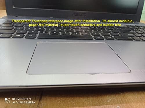 (2 Db) Ecomaholics Laptop Touch pad Védő Fedelet a Dell Inspiron 7501 15.6 hüvelykes Laptop, Átlátható, Nyomon pad Védő Bőr Film