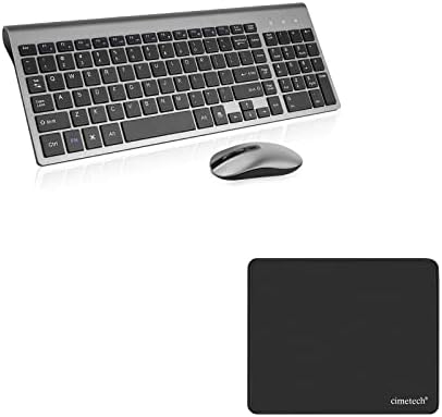 Cimetech Vezeték nélküli Billentyűzet-Egér Szett Egér Pad for Windows, Számítógép, Asztali PC, Notebook