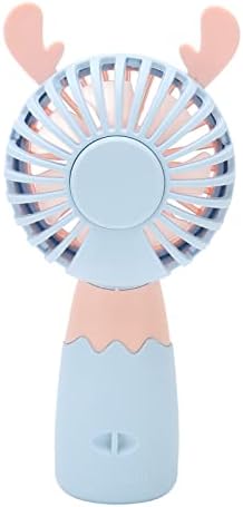 Kézi Rajongó, helytakarékos Mini Hordozható Ventilátor USB Töltés a Kemping (Rózsaszín, Kék)