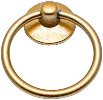 TREELY 4db Kabinet Gombok Fiókos Komód Gyűrűt Húz, 1.4 Inch Dia, Arany
