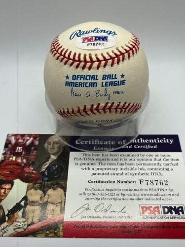 Mo Vaughn Red Sox Mets Aláírt Autogramot Hivatalos OMLB Baseball PSA DNS - *62 - Dedikált Baseball