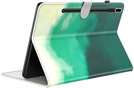 zl egy Kompatibilis/Csere Tablet PC Samsung Galaxy Tab S7 FE (2021 Kiadás) SM-T730 T736 PU Bőr Flip Cover Állni Mágneses Pénztárca Tok
