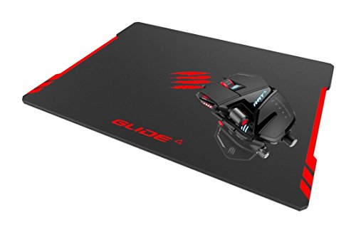 Fekete Mad Catz RAT8 Vezetékes Optikai Gaming Mouse a GLIDE 4 Játék Felület (PC)