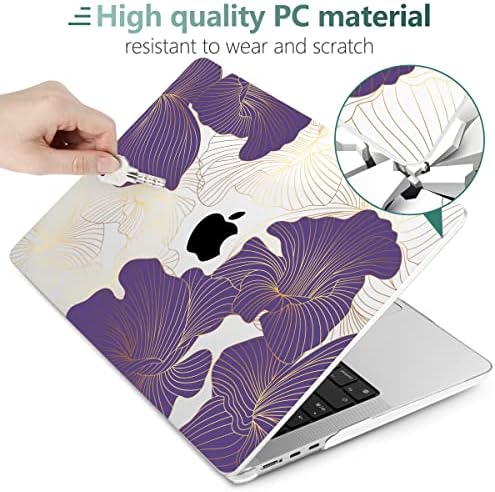 CAMPLALA Kompatibilis MacBook Air 13.6 hüvelyk Esetben 2022 2023 Kiadás A2681 M2-es Chip Folyékony Retina Display - Kemény Héj Esetében a