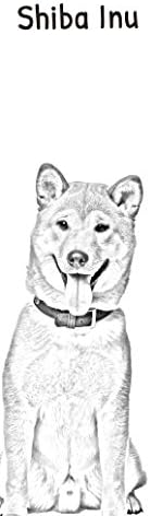 Shiba Inu, Fából készült Bor Doboz egy Kép egy Kutyát