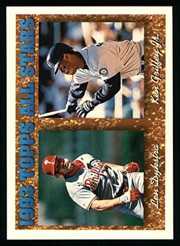 1994 Topps 388 All-Star Ken Griffey Jr / Lenny Dykstra Mariners/Phillies (Baseball Kártya) NM/MT Mariners/Phillies