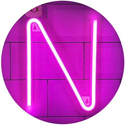Levél Neon Sign-neonok Hálószoba,USB-vagy az Akkumulátor Neon Fény a Falra,led neon-Fény, mint a Neon Fali Táblák, a Lányok Betű világít
