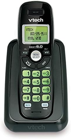 VTech CS6114-11 DECT 6.0 Zsinórnélküli Telefon Hívófél-AZONOSÍTÓ/hívásvárakoztatás, Fekete, 1 Készülék