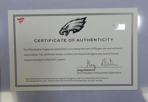 2019 Philadelphia Eagles Alex Ellis 85 Játék Használt, Fehér Nadrág 34 DP40135 - Játék, Használt Berendezések