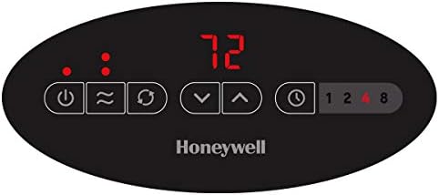 Honeywell Kompakt Kerámia Torony Melegítő, Fekete – Kompakt, Kis Fűtés, Nagy Hő – Kerámia Fűtőelem a Két Hő-Beállítások