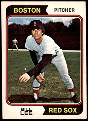 1974 O-Pee-Chee 118 Bill Lee Boston Red Sox (Baseball Kártya) EX/MT+ Red Sox