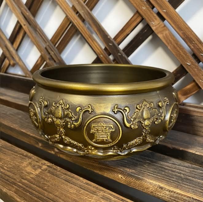 Arany Kincset Bowl-Medence Arany Vagyon Figura Pénzt Tál Dísz Házavató Üdvözlő Ajándék Feng Shui Otthoni Irodai Dekoráció (