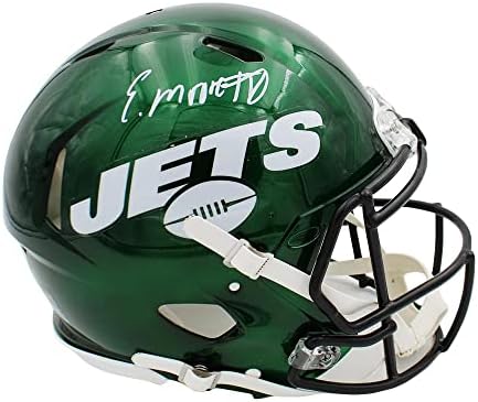 Illés Moore Aláírt New York Jets Sebesség Hiteles NFL Sisak - Dedikált Főiskola Sisak