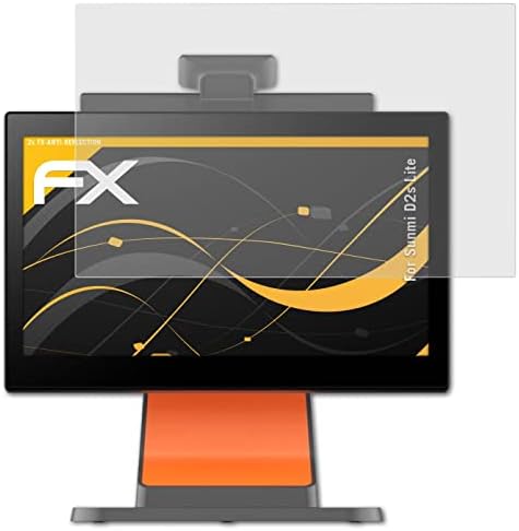 atFoliX képernyővédő fólia Kompatibilis Sunmi D2s Lite Képernyő Védelem Film, Anti-Reflective, valamint Sokk-Elnyelő FX Védő