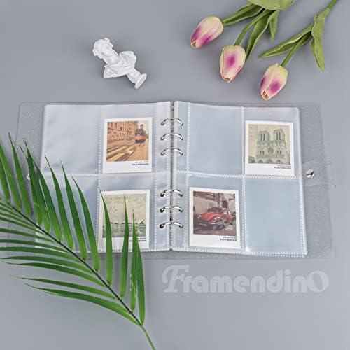 Framendino, 3 Inch 200 Zseb Fotó Kártya Binder Kpop Fotó Kártya Tartóját Kpop Gyűjteni Könyv Hordozható fotóalbum Mini Fotó