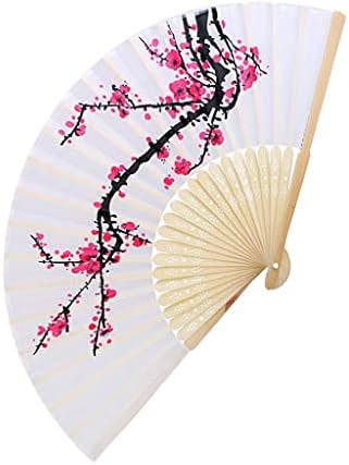 PULABOBeautiful legyező kimonó szilva virág Japán stílusú rajongók forró nyári ajándékok fesztivál, dekoráció nyári események 1 DB