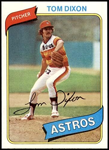 1980 Topps 513 Tom Dixon-Houston Astros (Baseball Kártya) NM/MT Astros